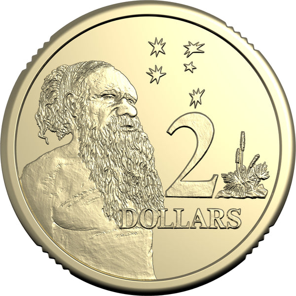 2025 King Charles $2 Royal Australian Mint Roll - Non-Premium (Includes Protective Tube)