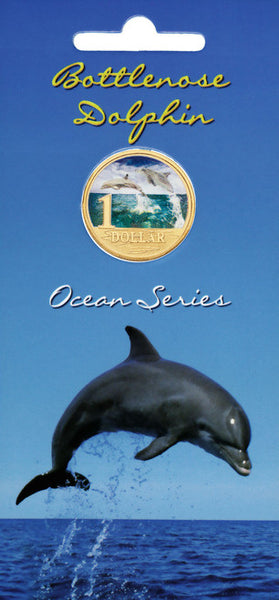 2006 Ocean Series 'Bottlenose Dolphin' $1 Coloured Uncirculated Coin