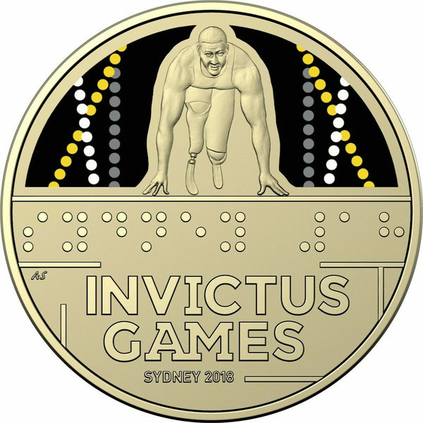 2018 Invictus Games PNC with Coloured $1 Coin