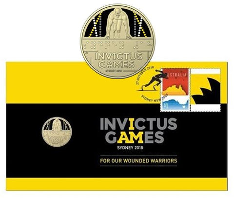 2018 Invictus Games PNC with Coloured $1 Coin
