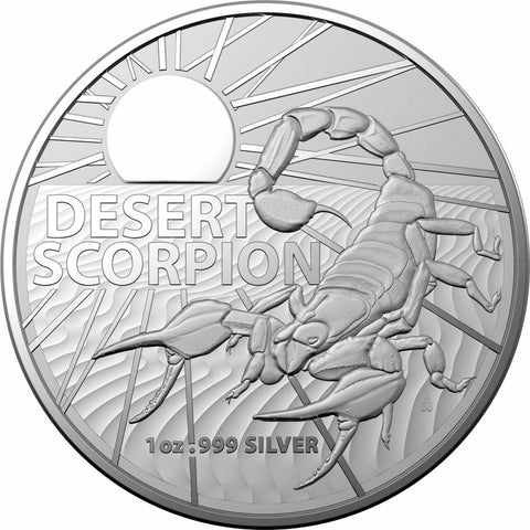 2022 Australia’s Most Dangerous – Australian Desert Scorpion 1oz Silver Bullion Coin