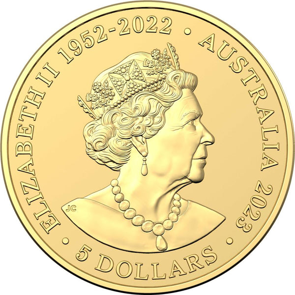 2023 Miniature Emu 0.5g $5 Gold Frosted Uncirculated Coin