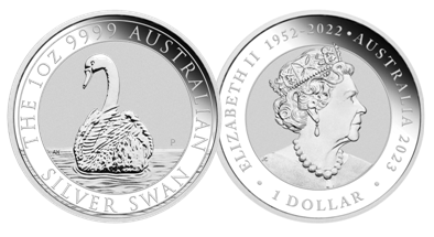 2023 Australian Swan 2023 1oz Silver Bullion Coin