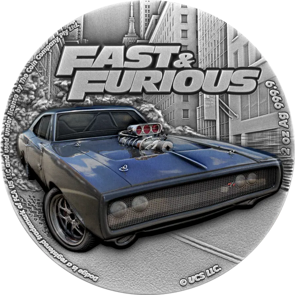 2023 Fast And Furious 2oz Silver Ultra High Relief Coin