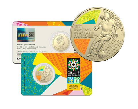 2023 FIFA Womens World Cup $1 Coloured Uncirculated Coin