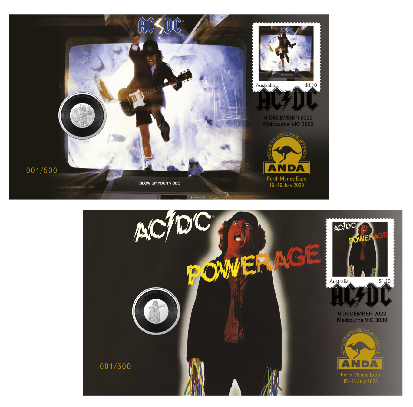 2023 AC/DC 20c PNC Pair with Matching Numbers - Perth Money Expo (ANDA ...