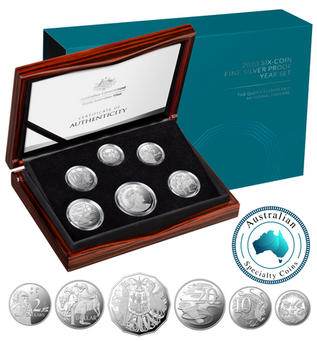 2023 Australian Fine Silver Six Coin Proof Set