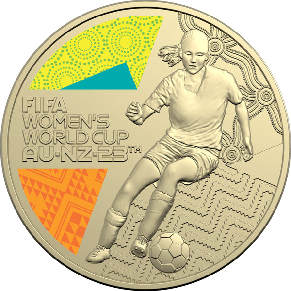 2023 FIFA Womens World Cup $1 Coloured Uncirculated Coin