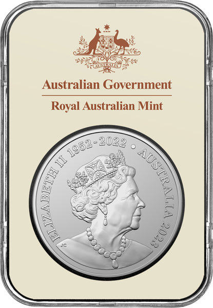 2023 Kangaroo Series 'Mob of Thirty' $1 1oz Silver Silver Frosted Coin