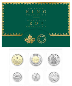 2024 Canadian Mint 6 Coin Uncirculated Mint Set - First with King Charles Effigy