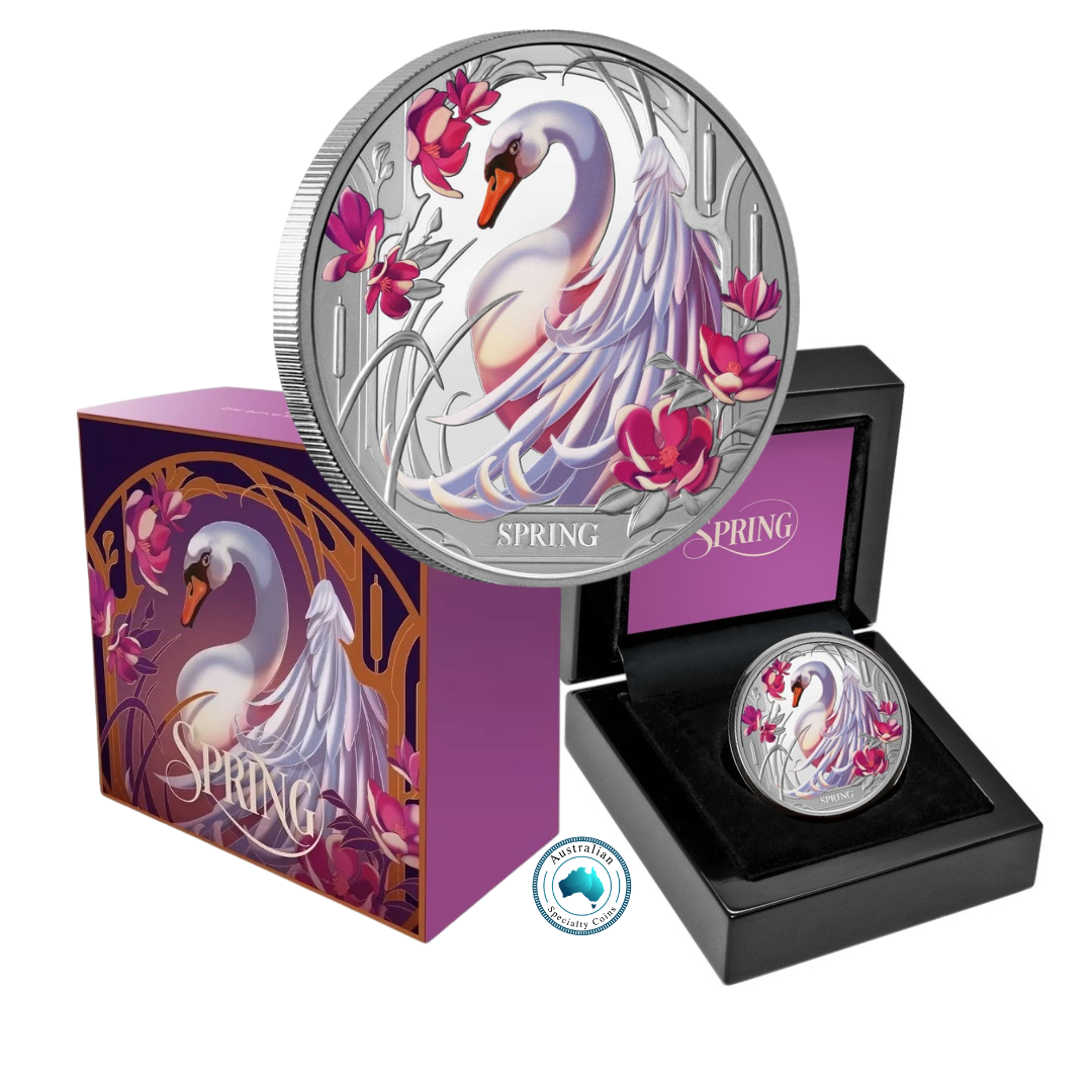 2024 Seasons $1 'Spring' 1oz Silver Proof Coin
