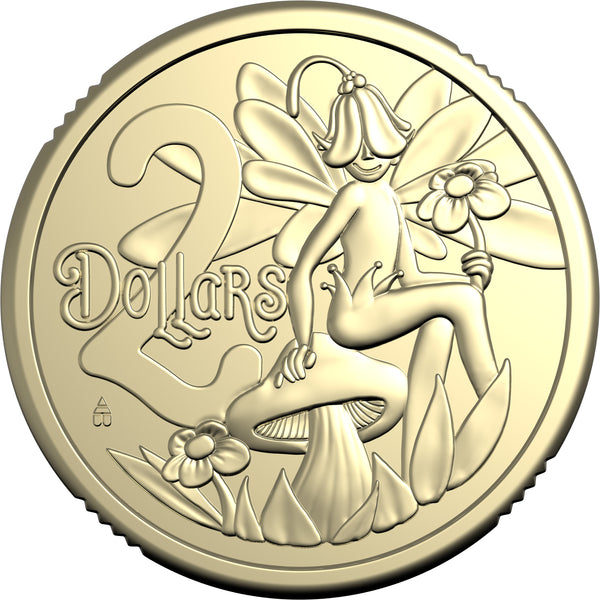 2024 Tooth Fairy Two Dollar Coin on Card (King Charles Effigy)