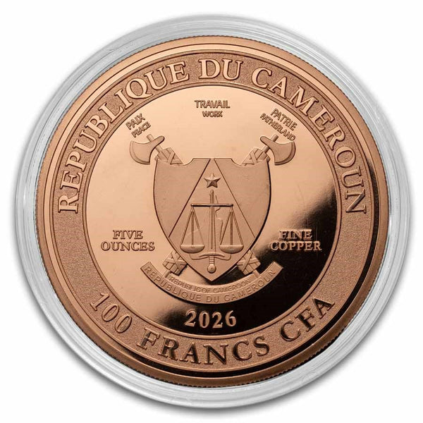 2026 Cameroon Hawai'I Volcanoes National Park 5oz Copper
