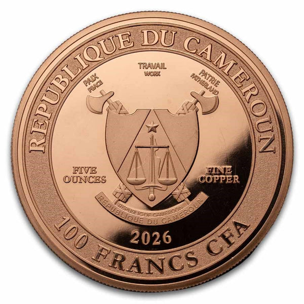 2026 Cameroon Hawai'I Volcanoes National Park 5oz Copper