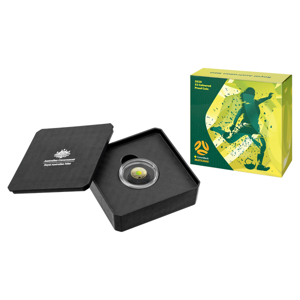 2026 Matilda's $2 Coloured Proof Coin