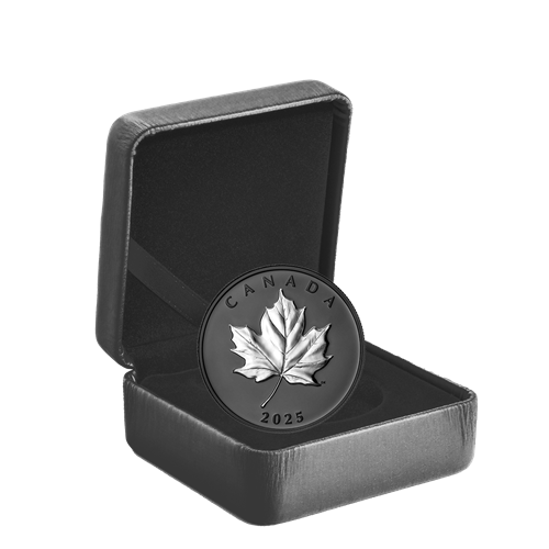 2025 Royal Canadian Mint - Elegant Maple Leaf 1oz Fine Silver Proof Coin