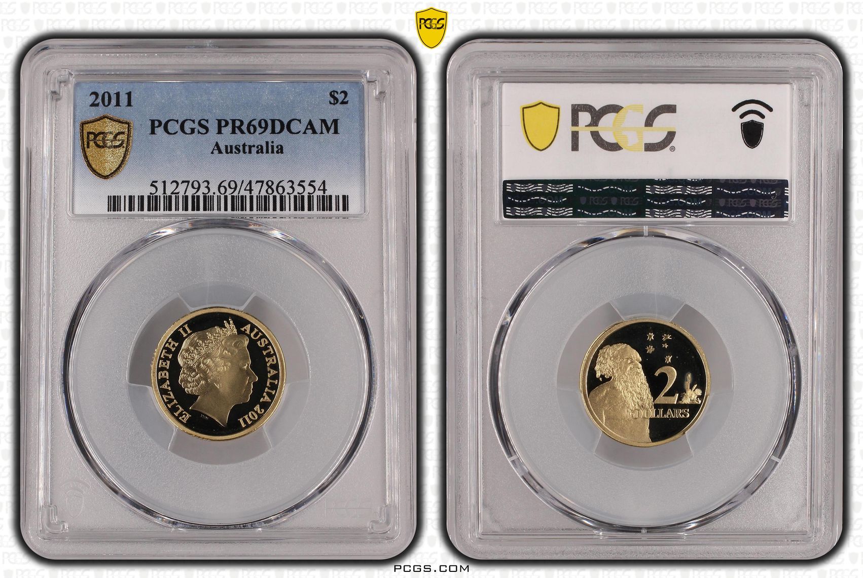 2011 Aboriginal Elder $2 Proof Coin PR69DCAM