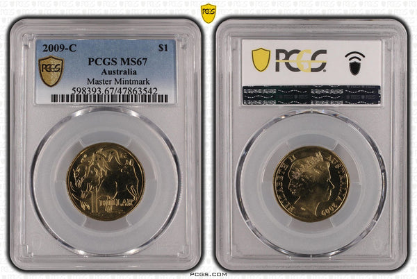 2009-C Mob of Roos Master Mintmark $1 MS66