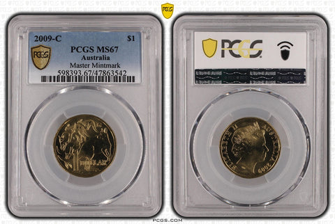 2009-C Mob of Roos Master Mintmark $1 MS67