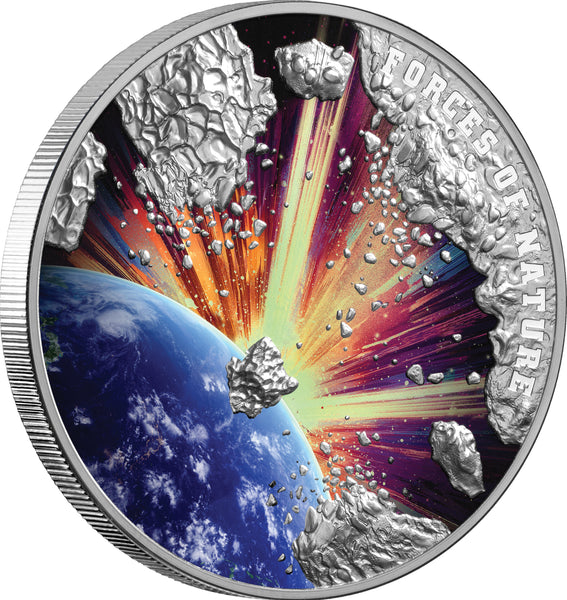 2023 Forces of Nature 'Meteorite' 2oz Silver Proof