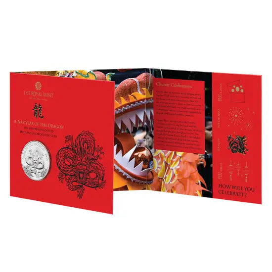 2024 Lunar Year of the Dragon £5 Brilliant Uncirculated Coin
