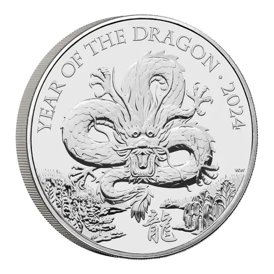 2024 Lunar Year of the Dragon £5 Brilliant Uncirculated Coin