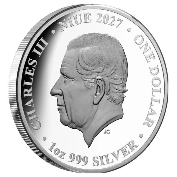 2027 Rainbow Trout 1oz Silver Coloured Proof Coin