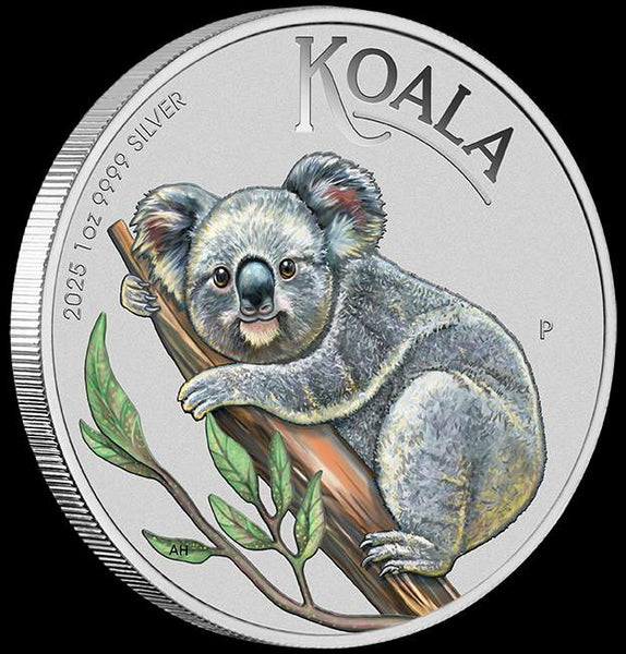 2025 Brisbane Money Expo Koala' 1oz Silver Coloured Coin on Card