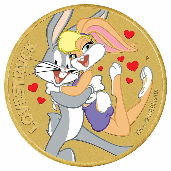 2019-P Looney Tunes Lovestruck $1 MS68