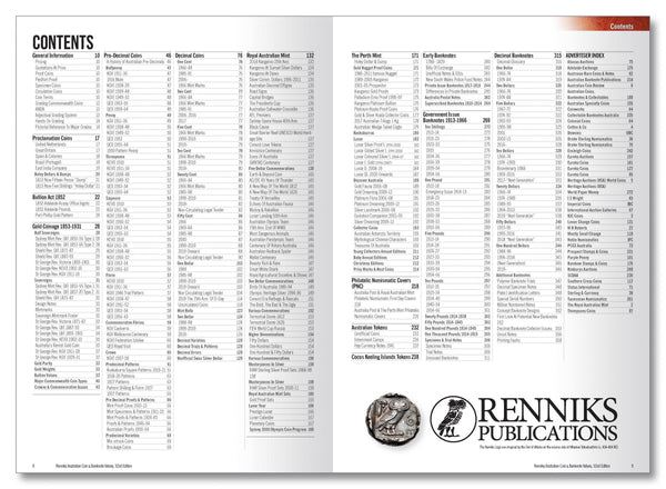 Renniks Australian Coin & Banknote Values 32nd Ed. Softcover