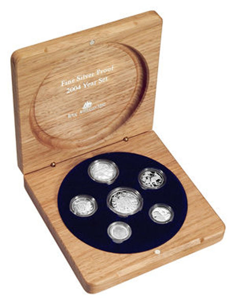 2004 Australian Fine Silver Six Coin Proof Set