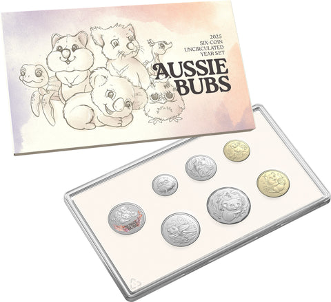 2025 Baby Six-Coin Mint Set with Medallion - King Charles Effigy