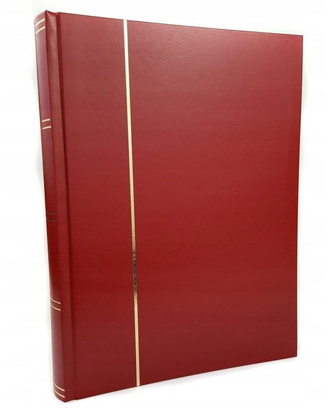 Lighthouse Basic Stamp Stockbook, A4 with 16 Black Pages - Blue Hard Cover