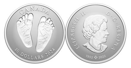 2024 Canadian Mint 'Welcome to the World' Reverse Proof Silver Coin