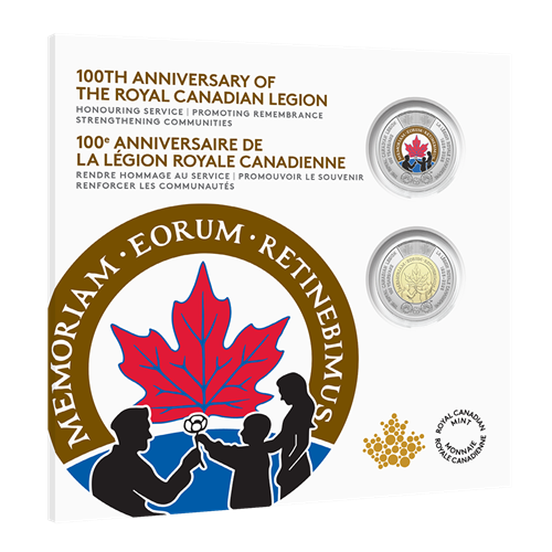 2026 The Royal Canadian Legion 100th Anniversary Commemorative Collector Keepsake Card