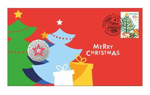 2023 Merry Christmas 50c Postal Numismatic Cover (PNC)