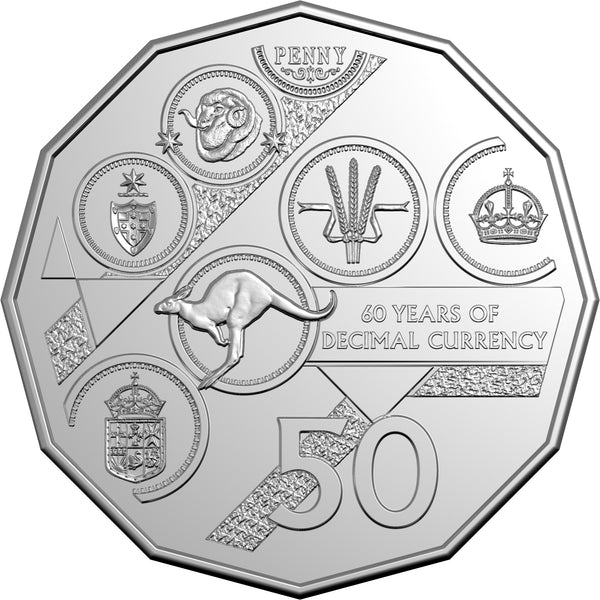 2026 Sixty Years of Decimal Currency 6 Coin Uncirculated Mint Set