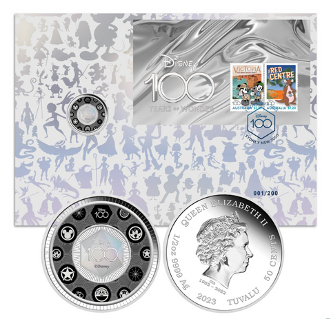 2023 Disney 100 Years Limited-Edition PNC with Silver Proof Coin