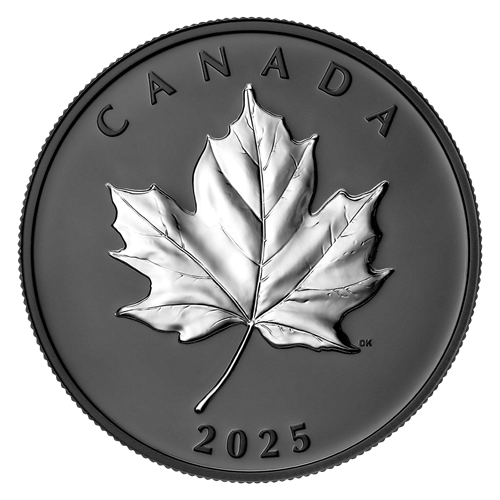 2025 Royal Canadian Mint - Elegant Maple Leaf 1oz Fine Silver Proof Coin