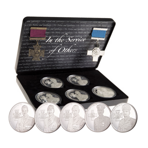 2013 In the Service of Others Siver Medallion Set