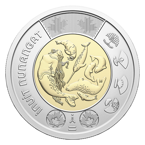 2024 Celebrating Inuit Nunangat $2 Non-Colourized Special Wrap Roll