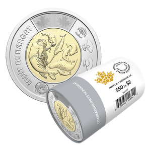 2024 Celebrating Inuit Nunangat $2 Non-Colourized Special Wrap Roll
