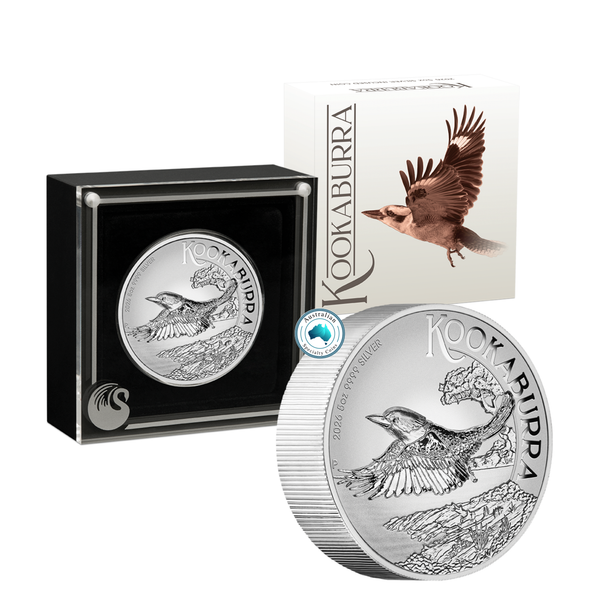 2026 Australian Kookaburra $8 5oz Silver Proof High Relief Incused Coin