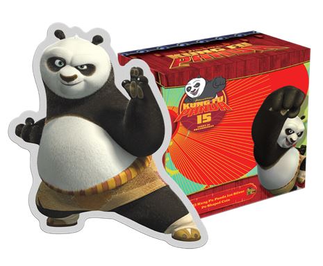2023 Kung Fu Panda 1oz Silver Po Shaped Coin