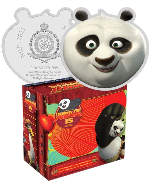 2023 Ultra High Relief Kung Fu Panda 2oz Silver Coin