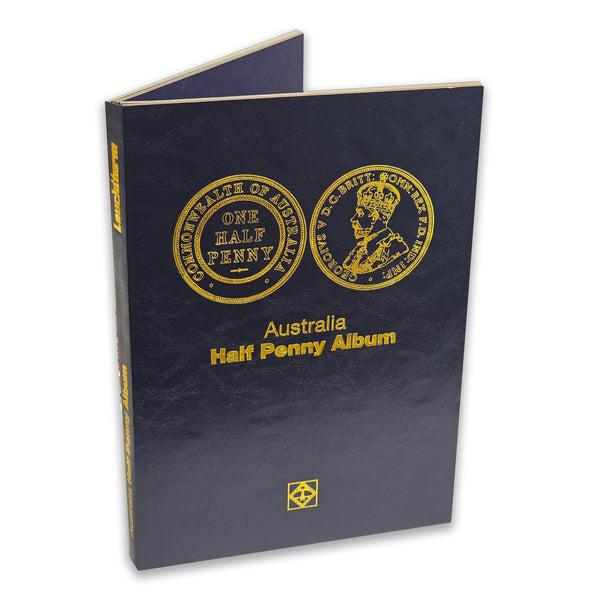 Lighthouse Push-In Style Album - Australian Half Penny 1911-1964 (Dansco Style)
