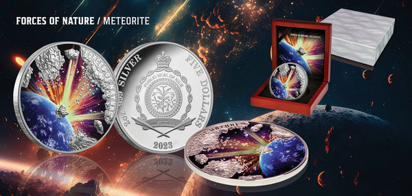2023 Forces of Nature 'Meteorite' 2oz Silver Proof