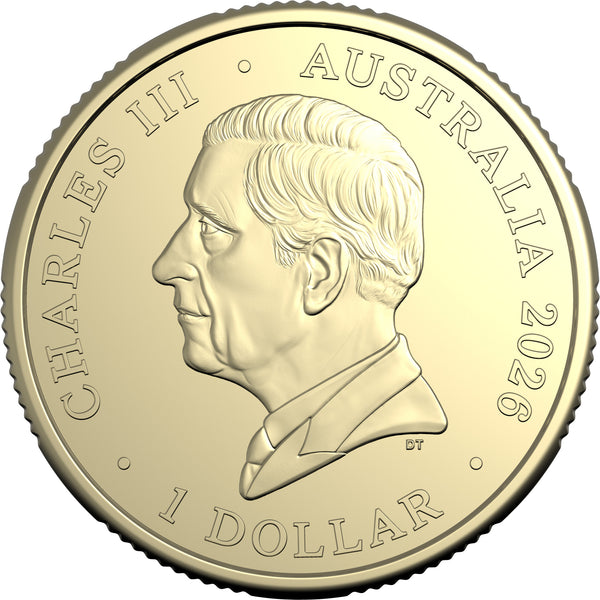 2026 Winter Paralympics $1 Coloured Coin on Card