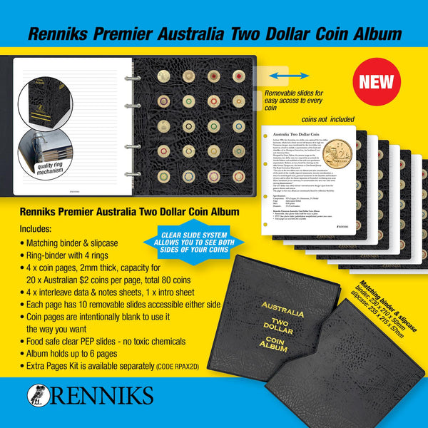 Renniks Premier Australian $2 Coin Album