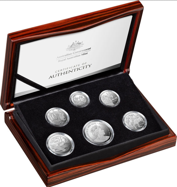 2023 Australian Fine Silver Six Coin Proof Set